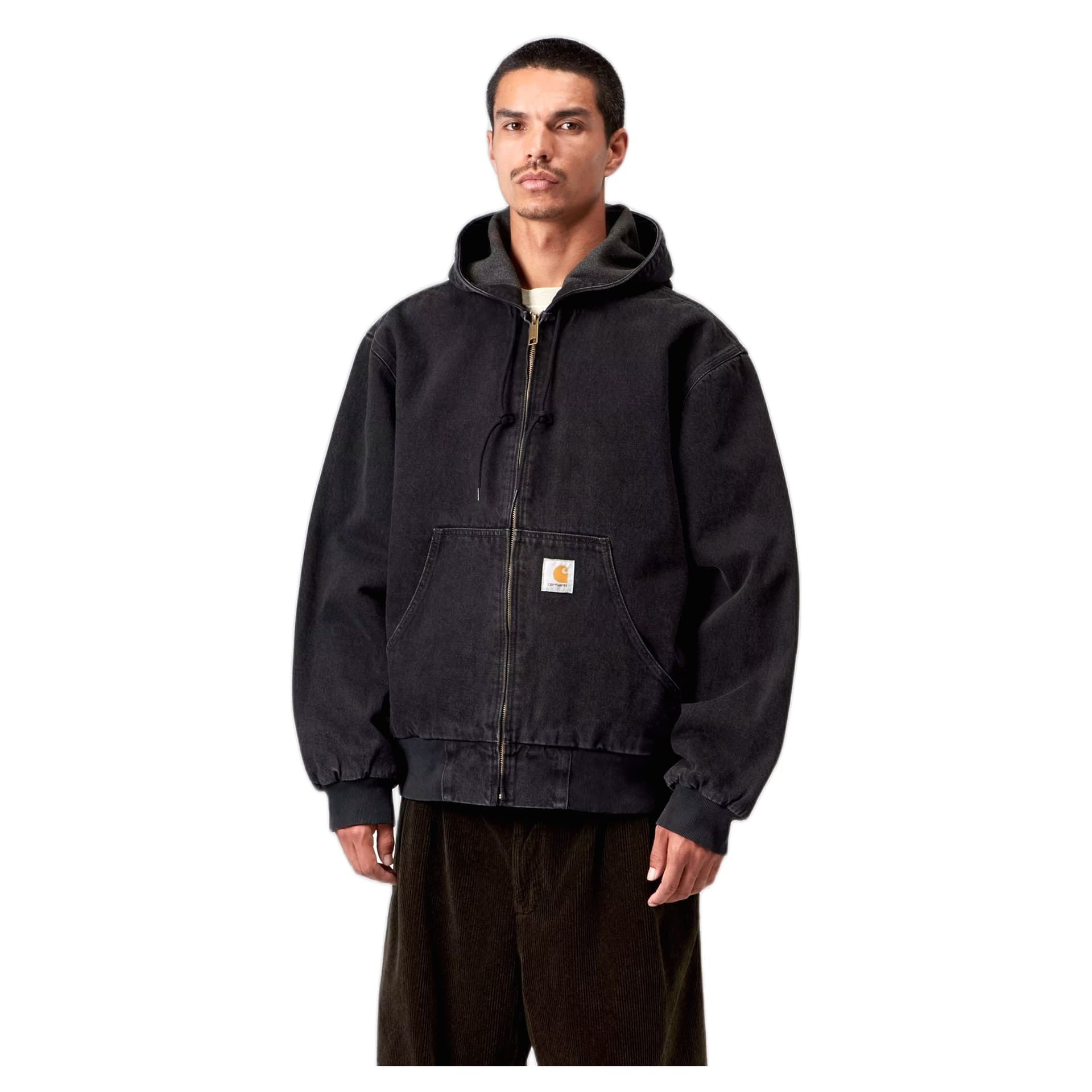 CARHARTT WIP giacca carhartt wip og active jacket - black stone washed - 3