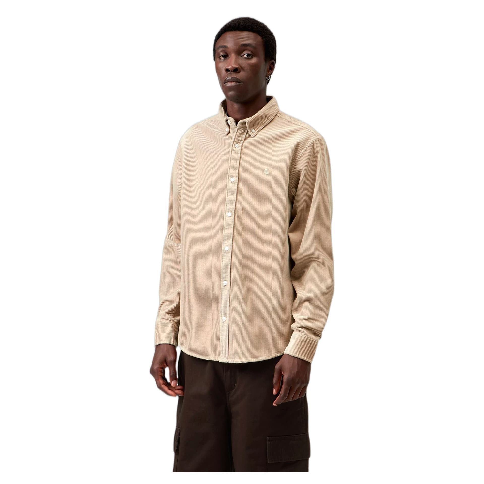 CARHARTT WIP camicia carhartt wip l/s madison cord shirt - wall - 4