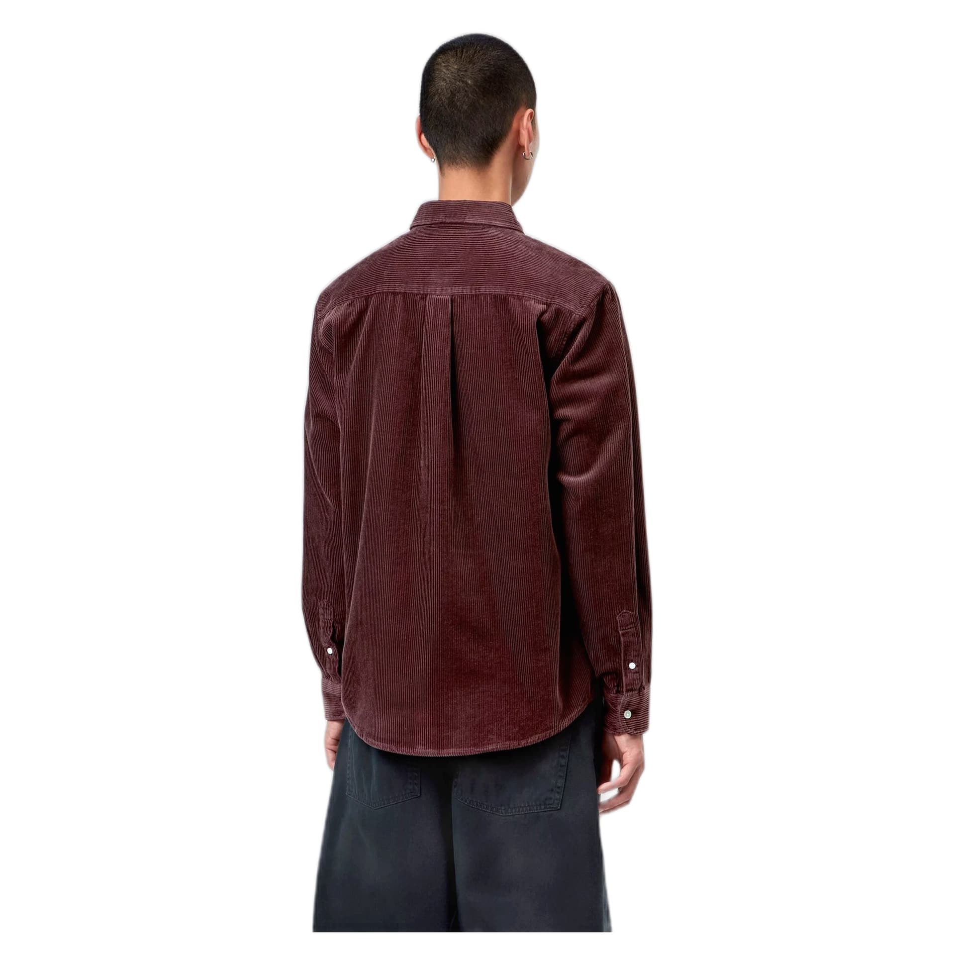 CARHARTT WIP camicia carhartt wip l/s madison cord shirt - amarone - 3