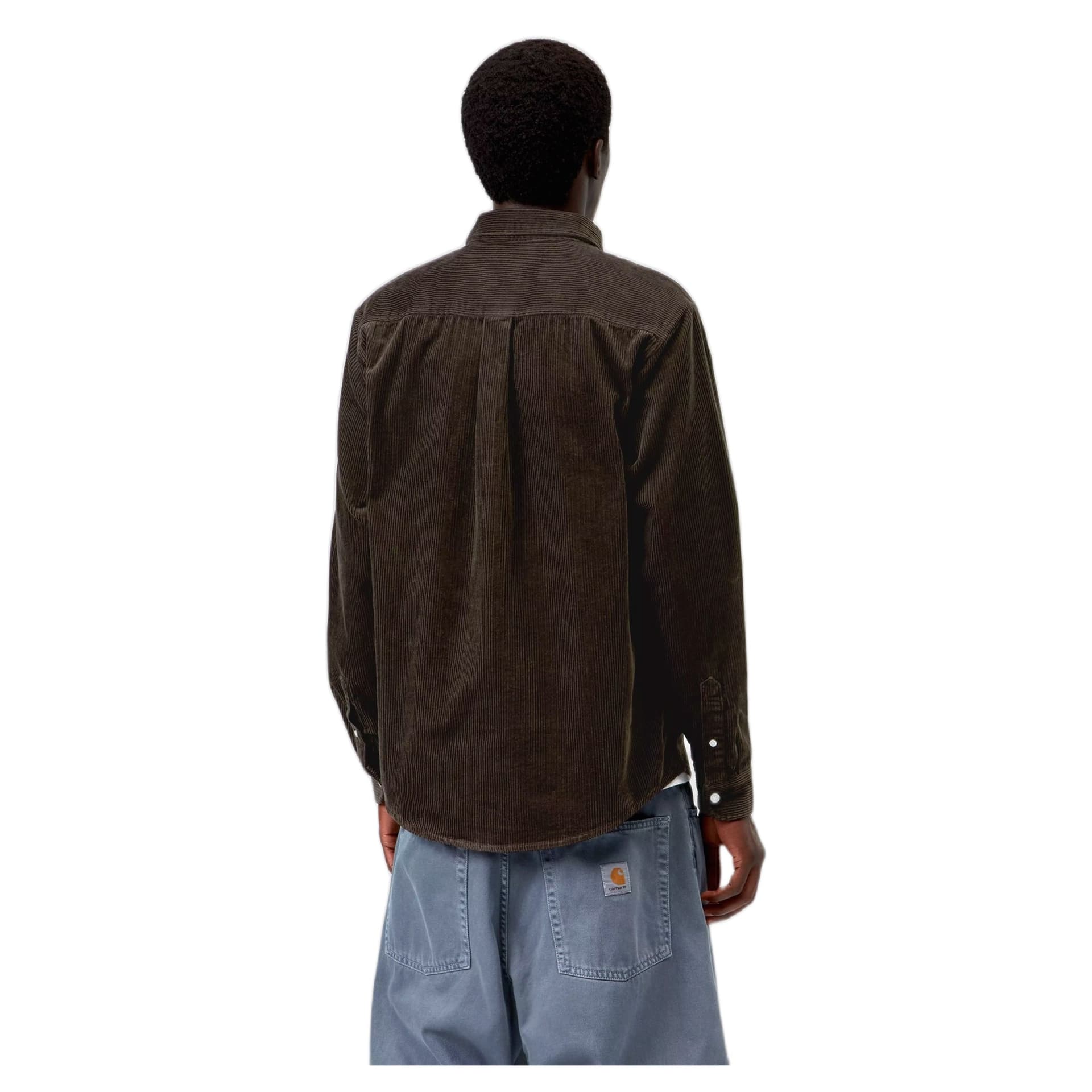 CARHARTT WIP camicia carhartt wip l/s madison cord shirt - tobacco - 3