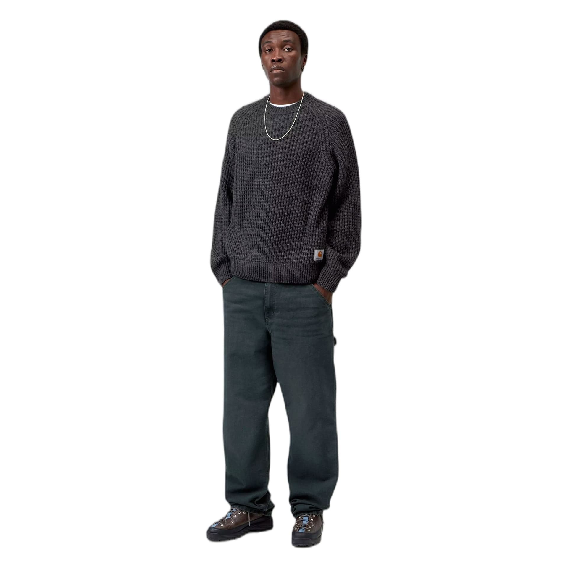 CARHARTT WIP maglione carhartt wip firth sweater - soot - 2