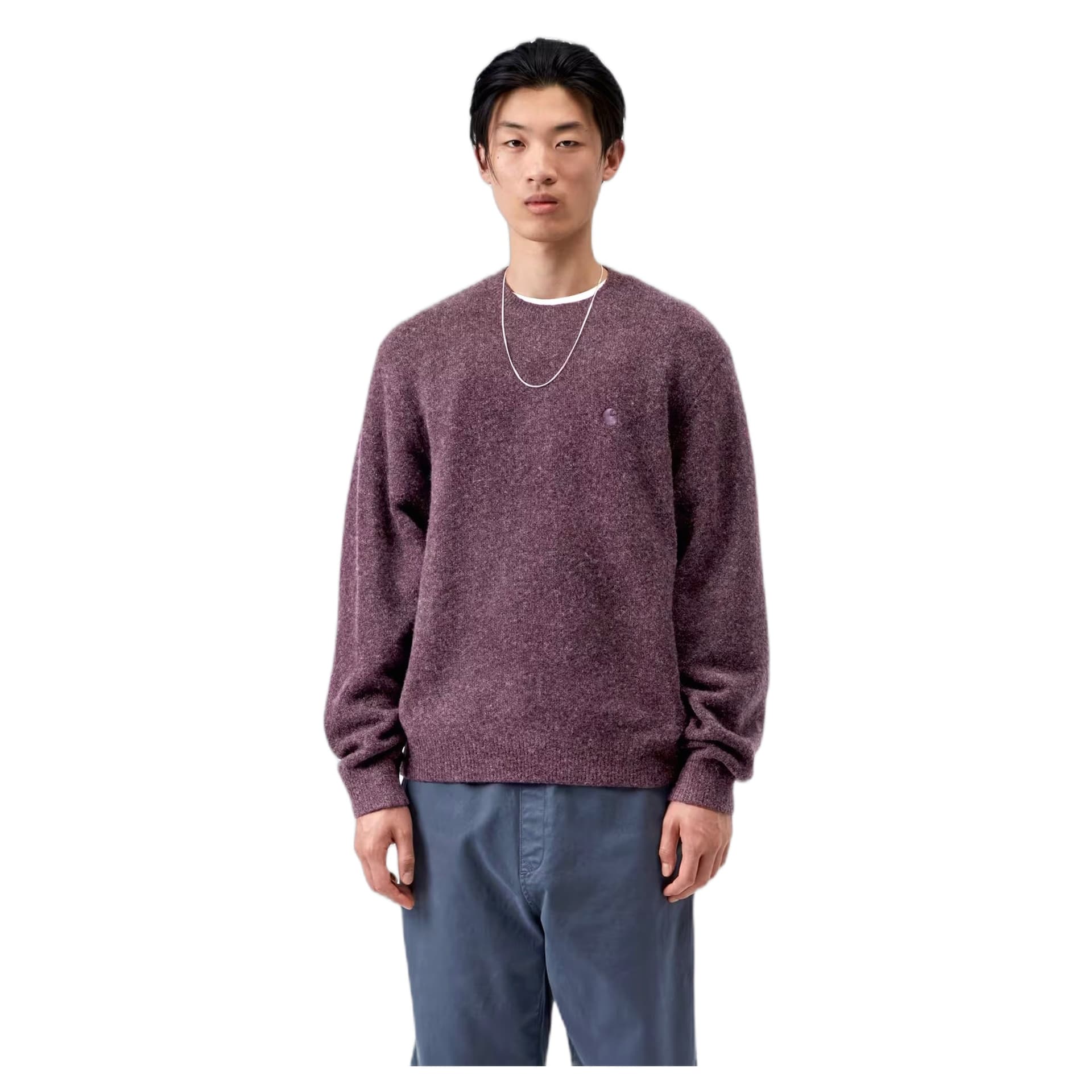 CARHARTT WIP maglione carhartt wip curtis sweater - tangled shady purple - 2