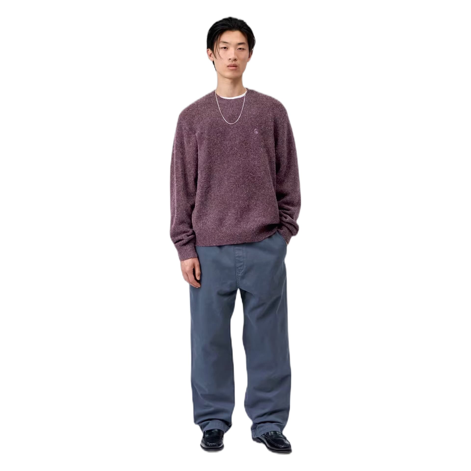 CARHARTT WIP maglione carhartt wip curtis sweater - tangled shady purple - 3