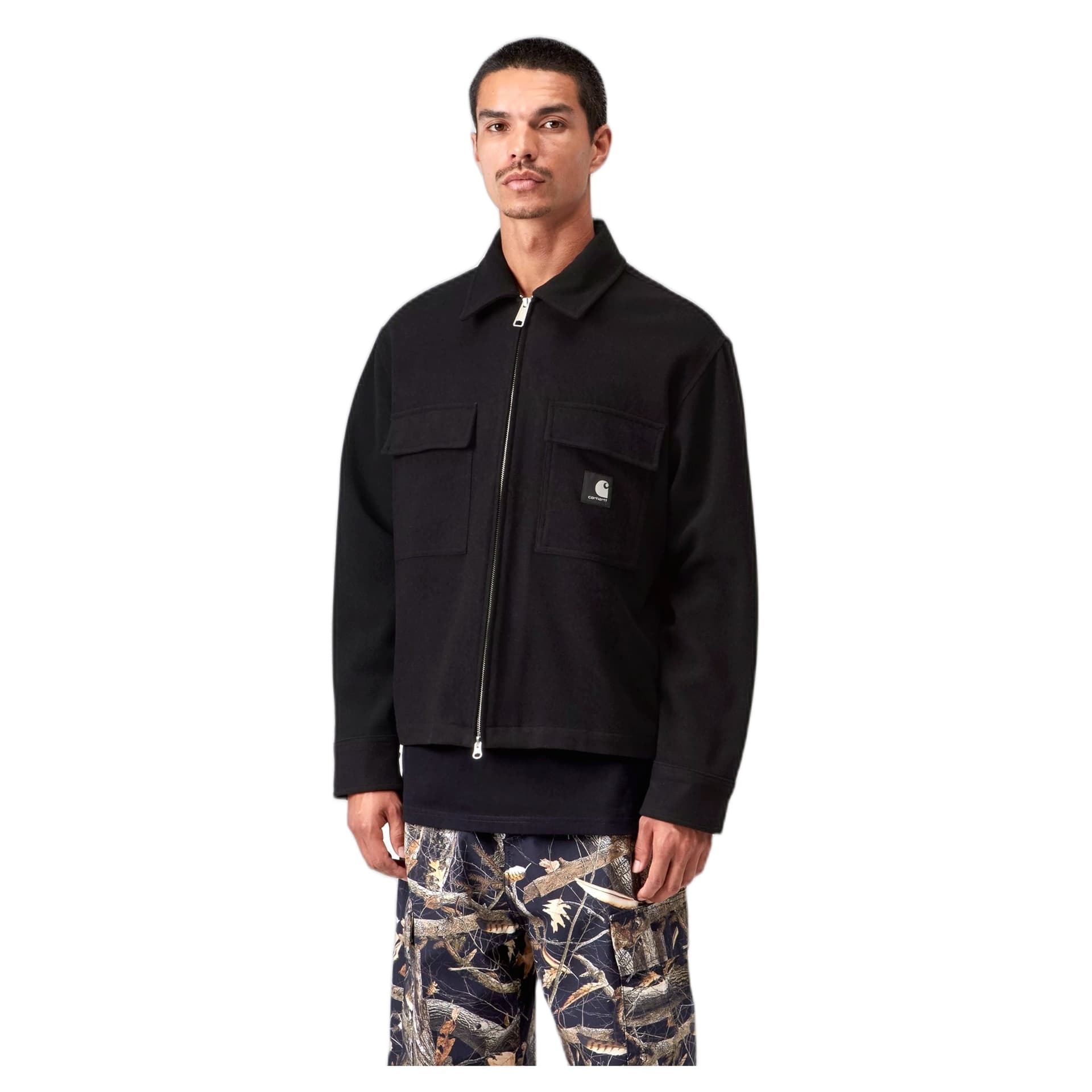 CARHARTT WIP camicia carhartt wip atoka shirt jacket - black - 3