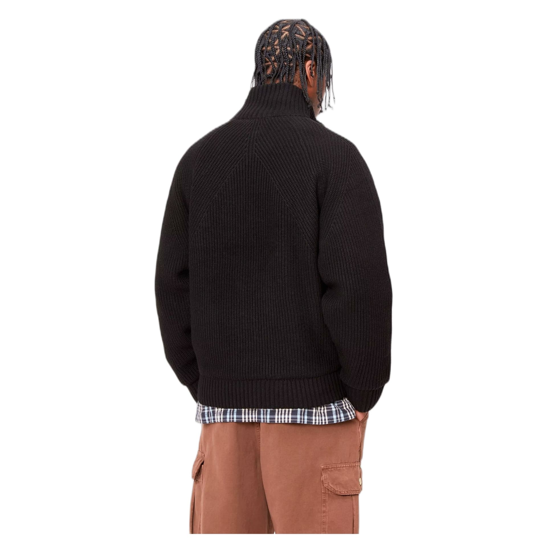 CARHARTT WIP giacca carhartt banley sweater jacket - black - 5