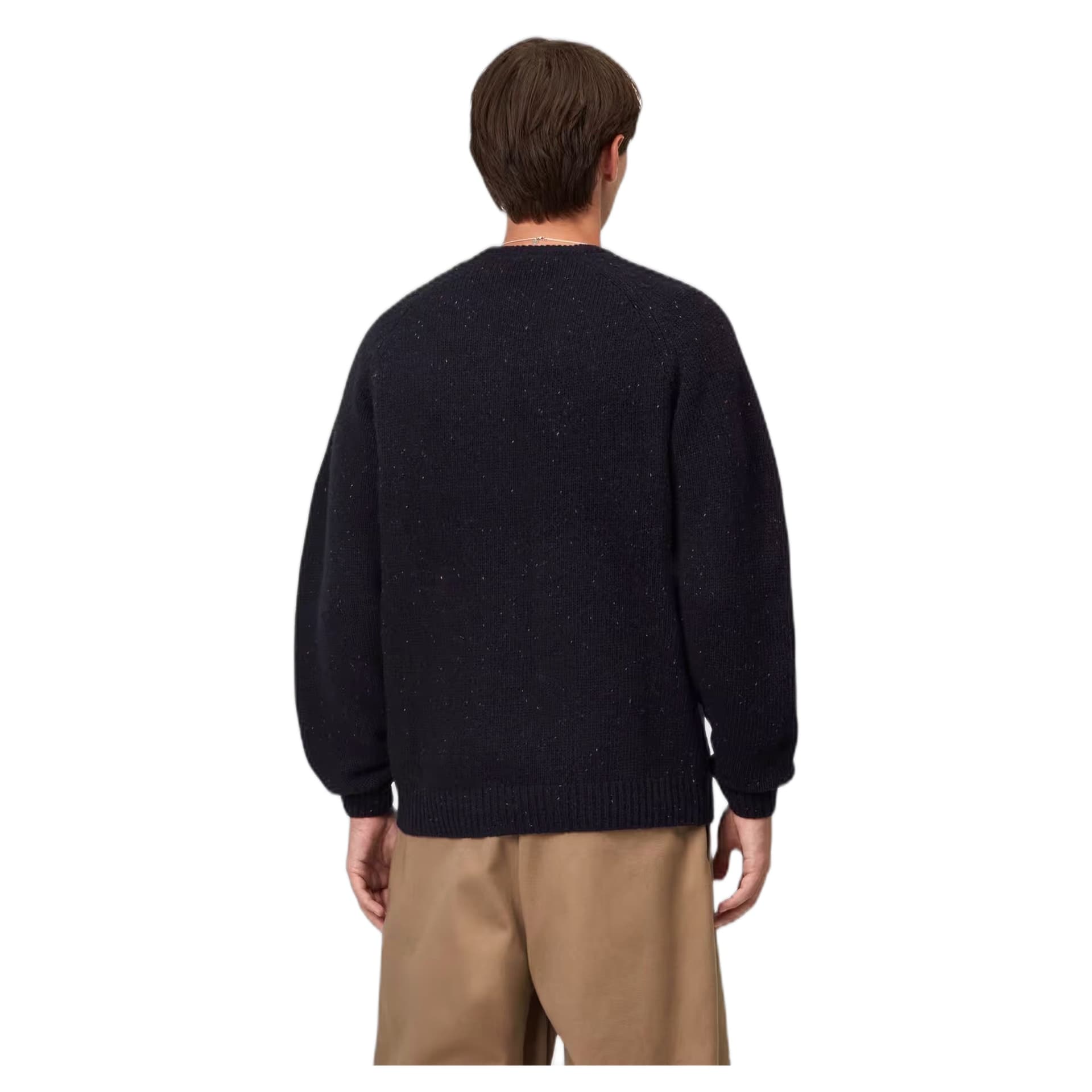 CARHARTT WIP maglione carhartt wip anglistic sweater - speckled dark navy - 3