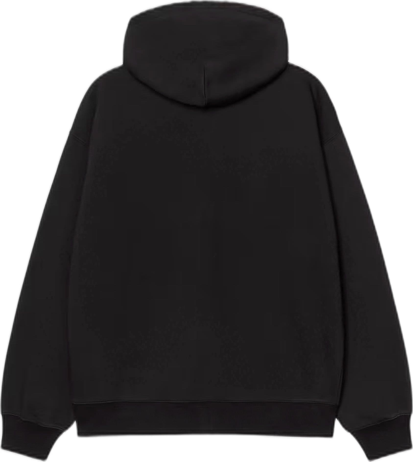 CARHARTT WIP felpa carhartt wip hooded wip sweat jacket - black stone washed - 6