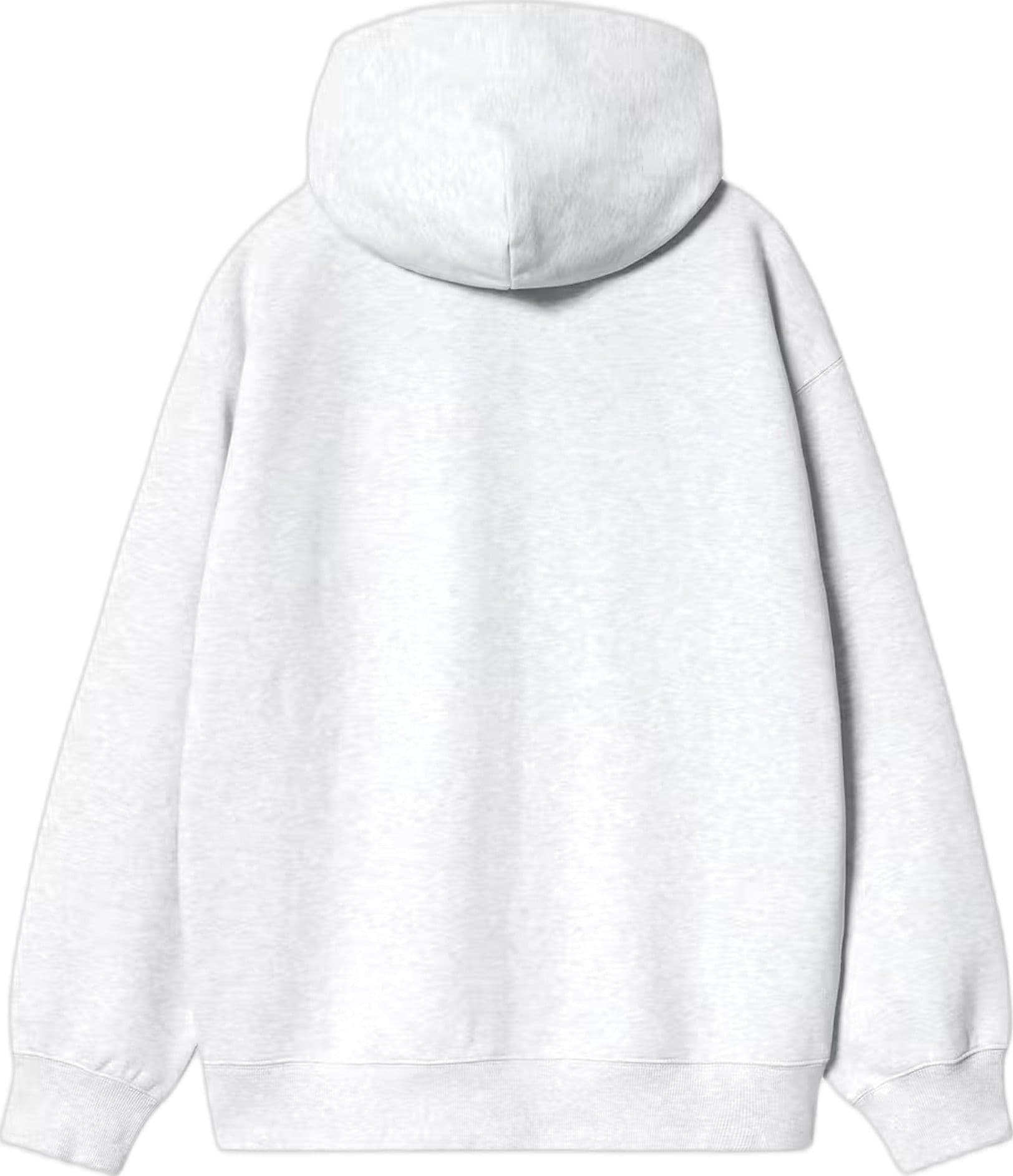 CARHARTT WIP felpa carhartt wip hooded wip sweat jacket - ash heather stone washed - 6