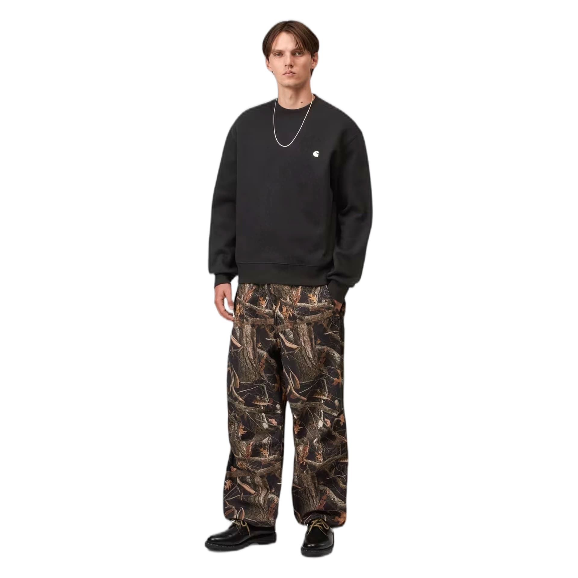 CARHARTT WIP felpa carhartt wip mack sweat - black / wax - 2