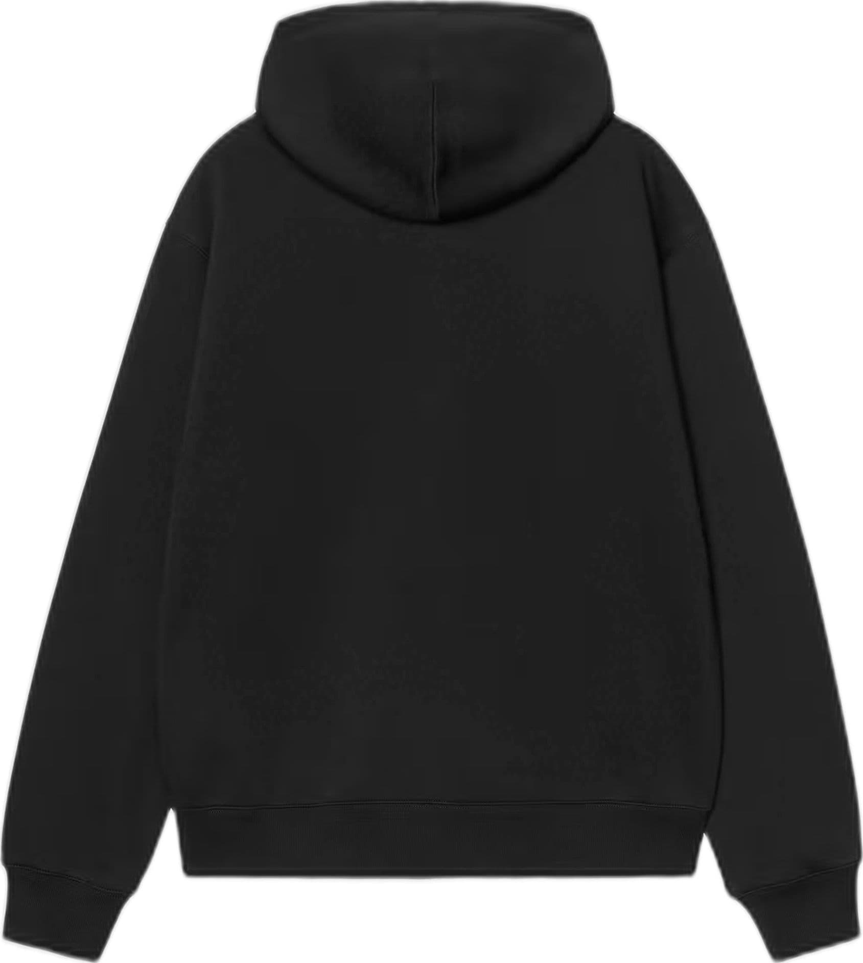 CARHARTT WIP felpa carhartt wip hooded mack jacket - black / wax - 6