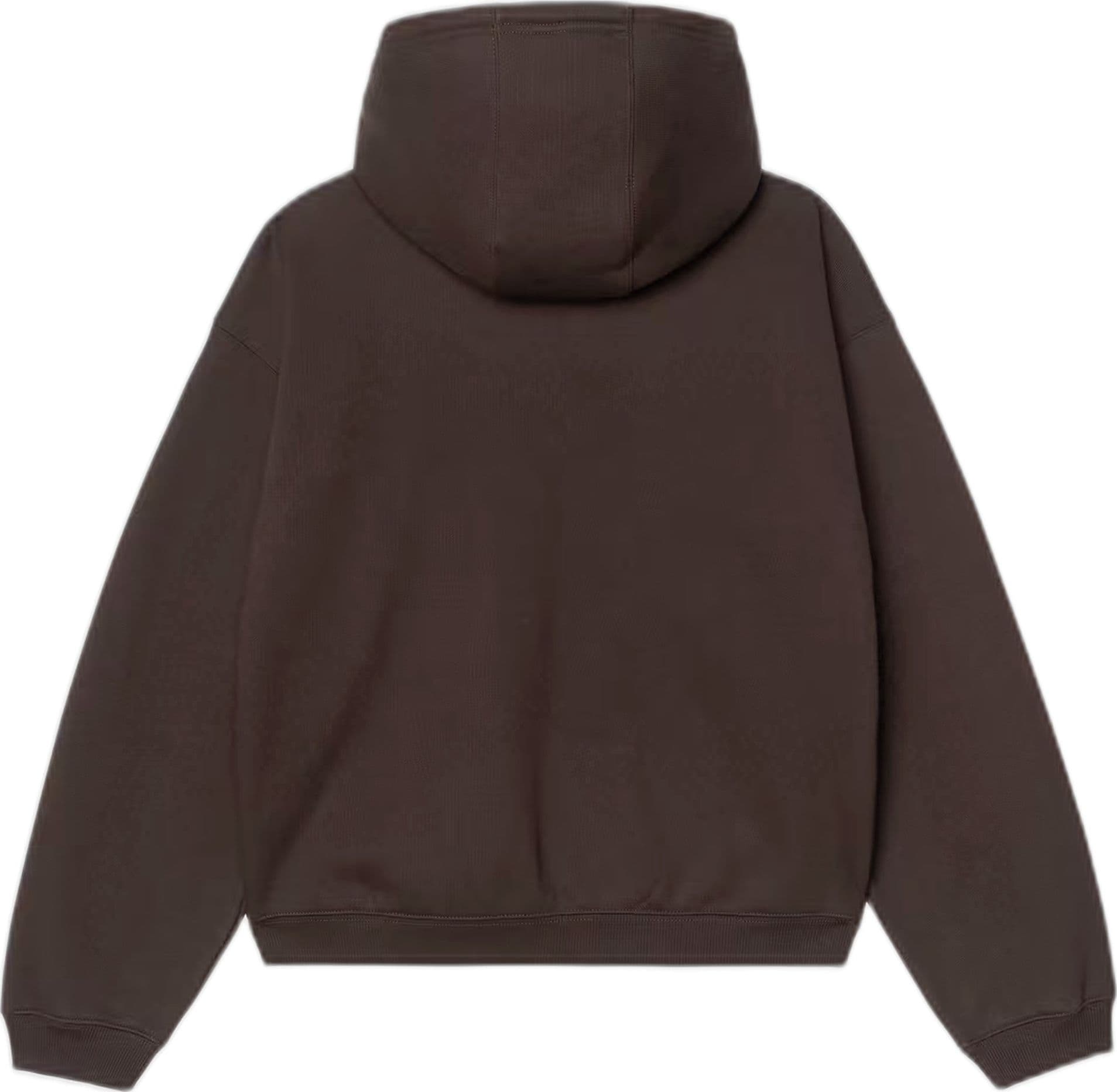 CARHARTT WIP felpa carhartt wip hooded ebbert jacket - tobacco / white - 5