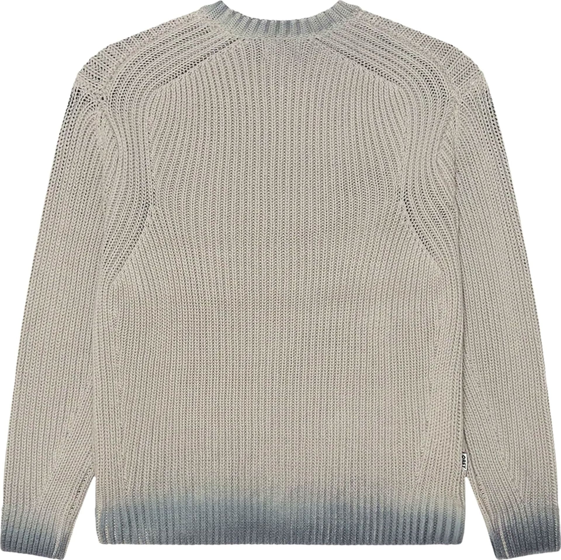 OBEY maglione obey ian faded wash sweater - grey faded wash - 4