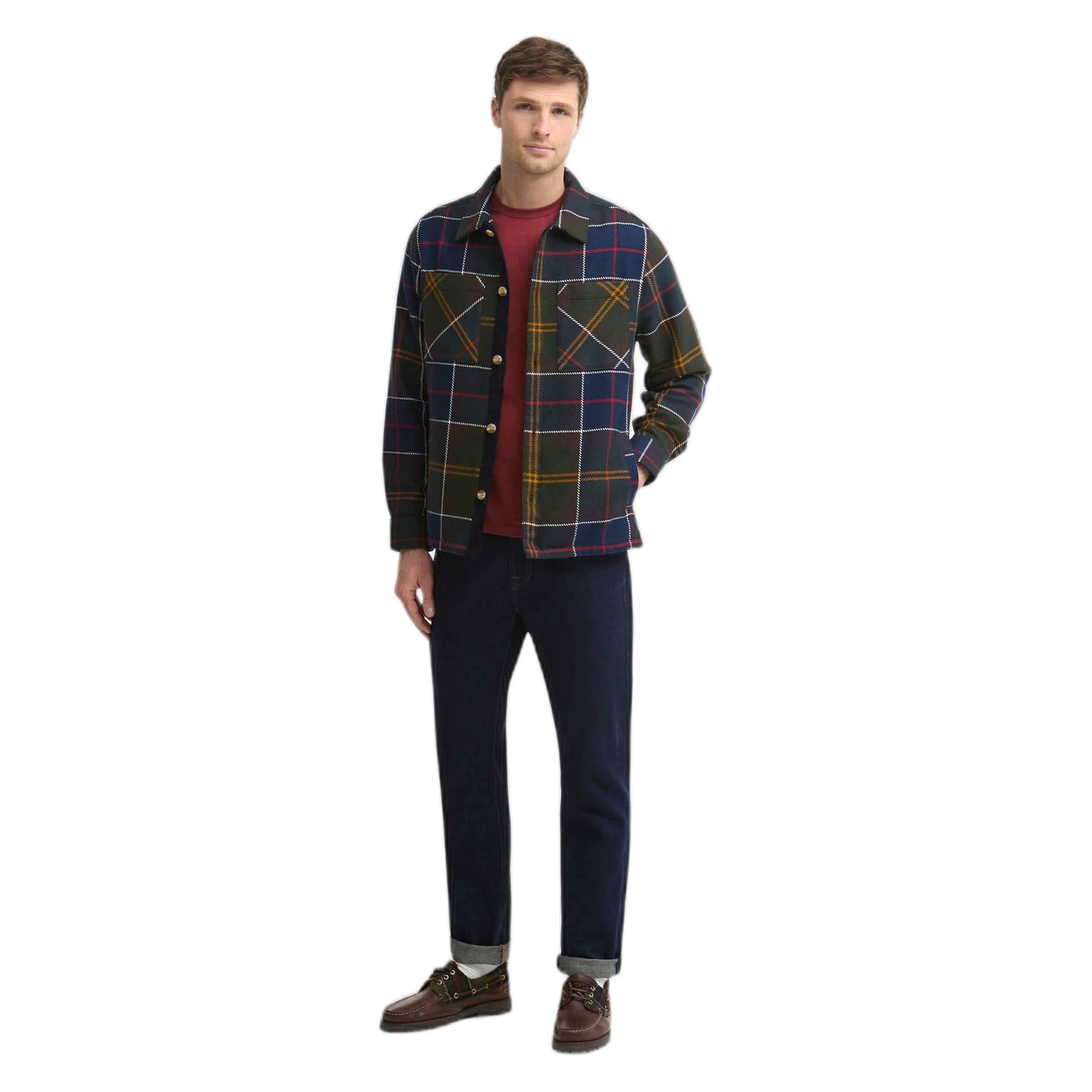 BARBOUR camicia barbour oversized tartan overshirt - classic tartan - 5