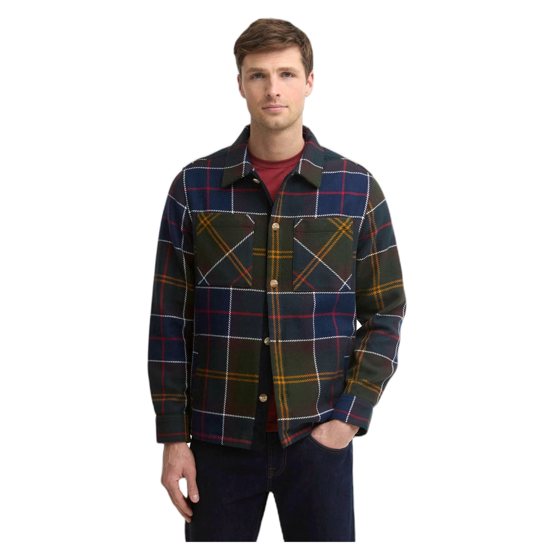BARBOUR camicia barbour oversized tartan overshirt - classic tartan - 6
