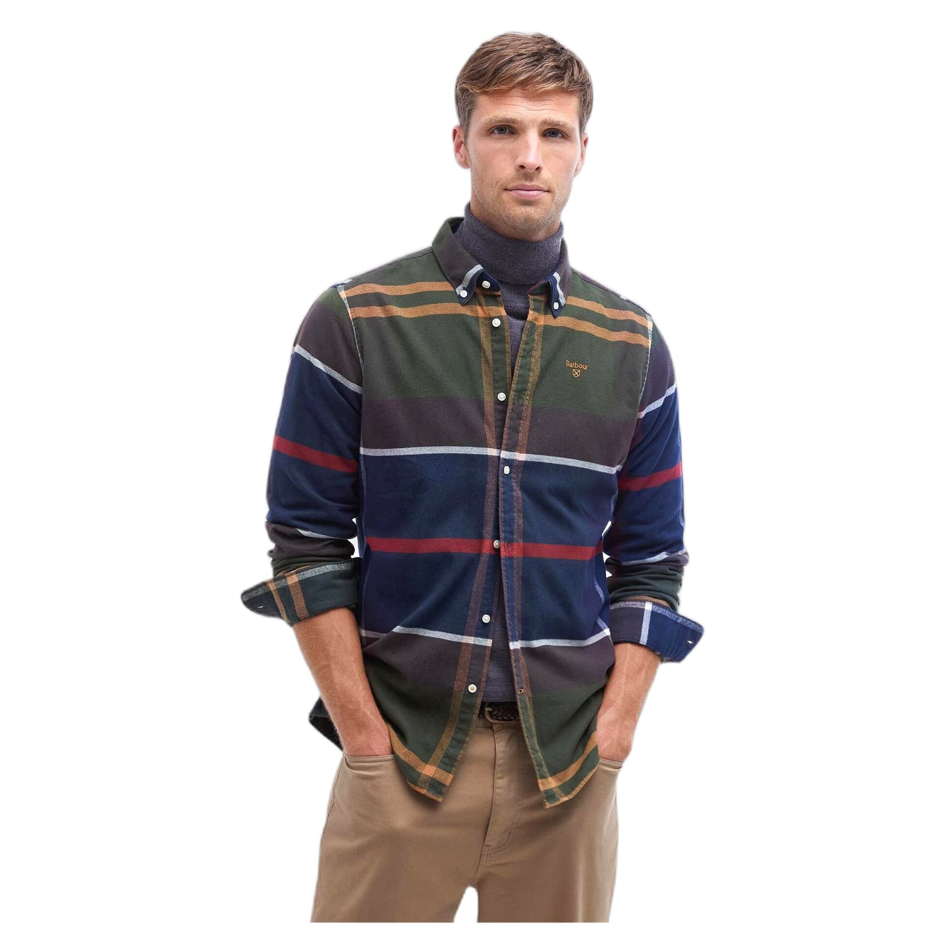 BARBOUR camicia barbour iceloch tailored shirt - classic tartan - 3
