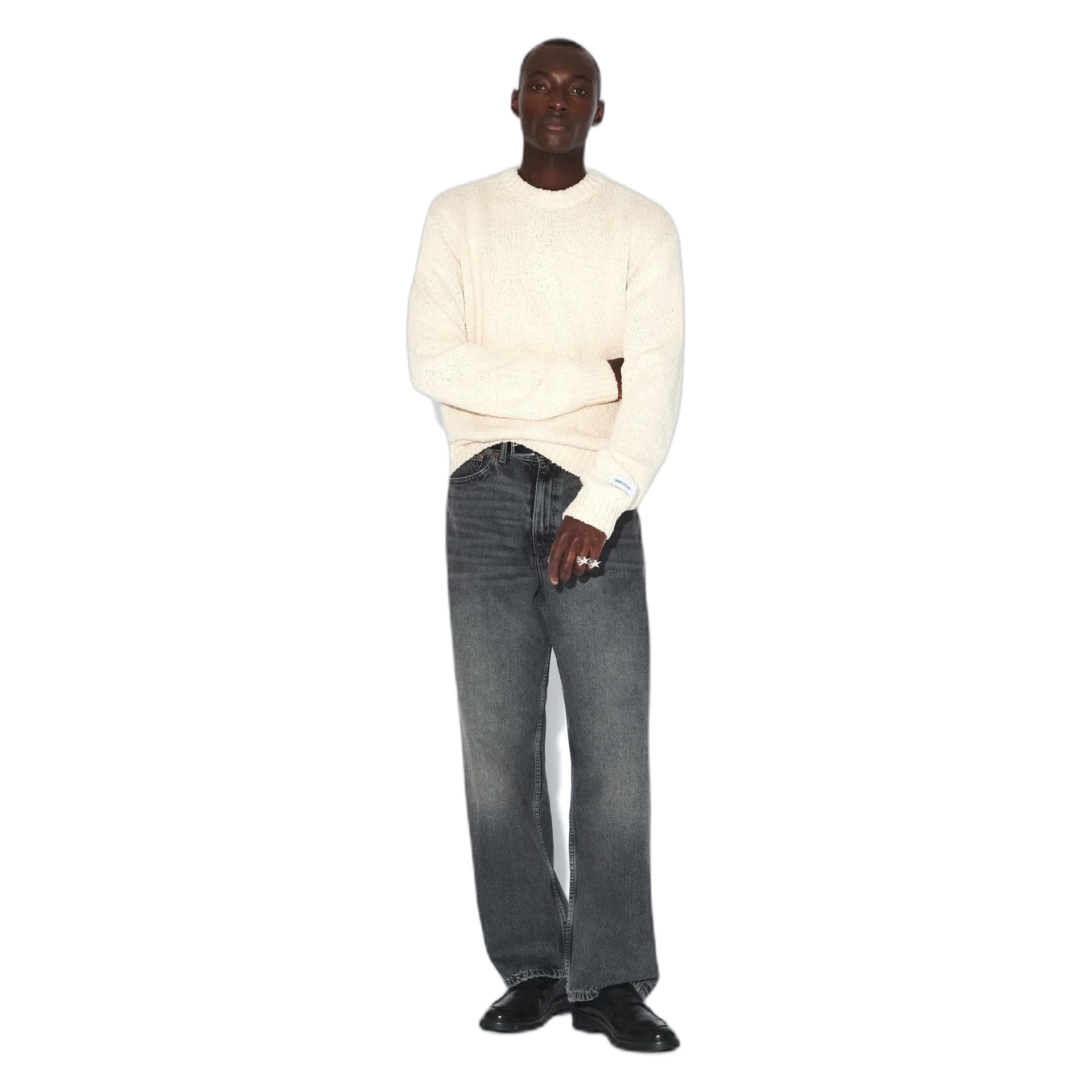 DRDENIM maglione dr.denim mic sweater - ecru - 3