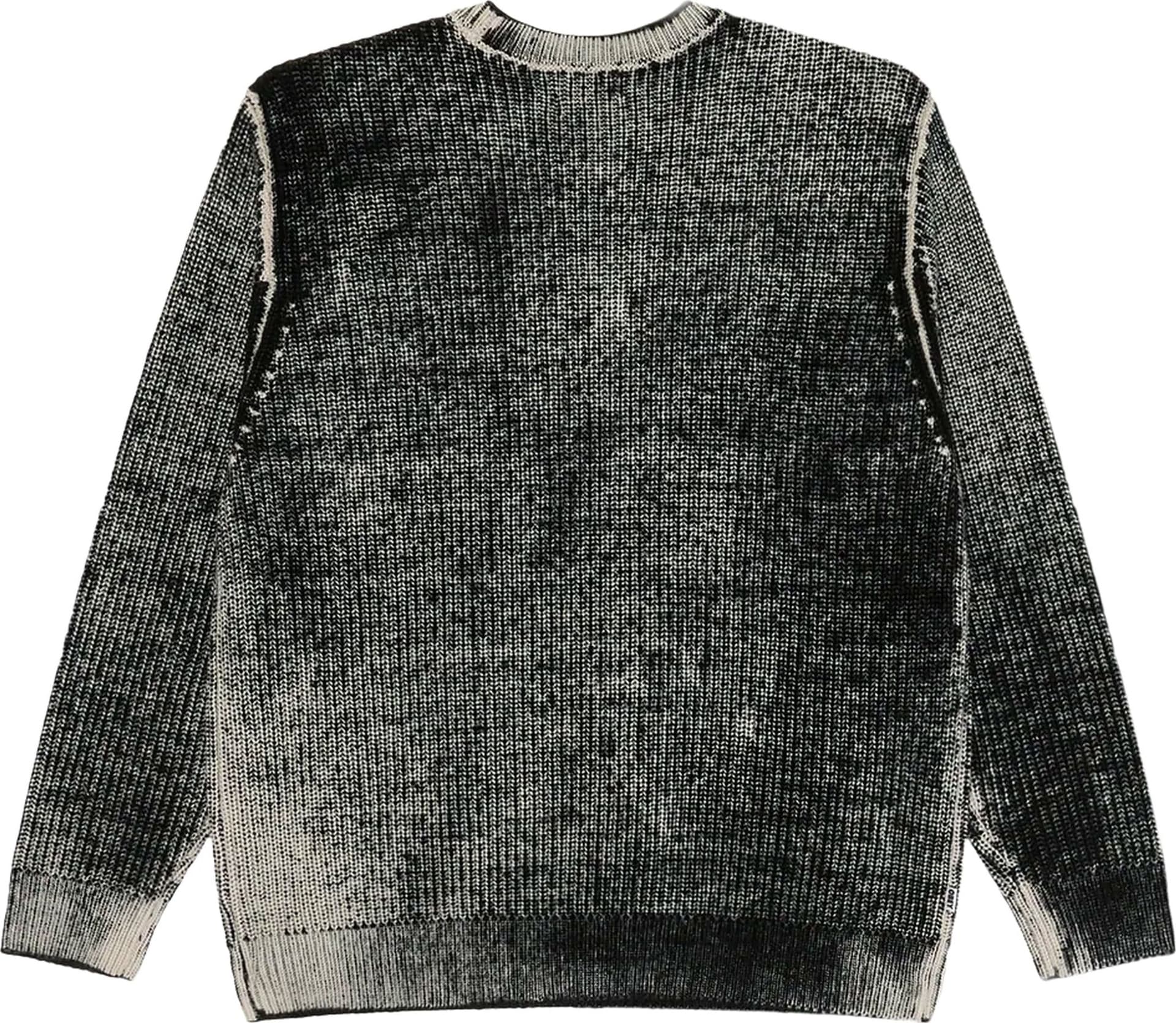 OBEY maglione obey spray effect sweater - dark black multi - 2