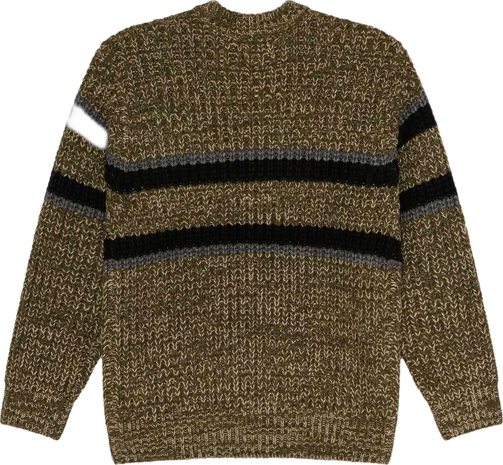 OBEY maglione obey alden sweater - green multi - 2