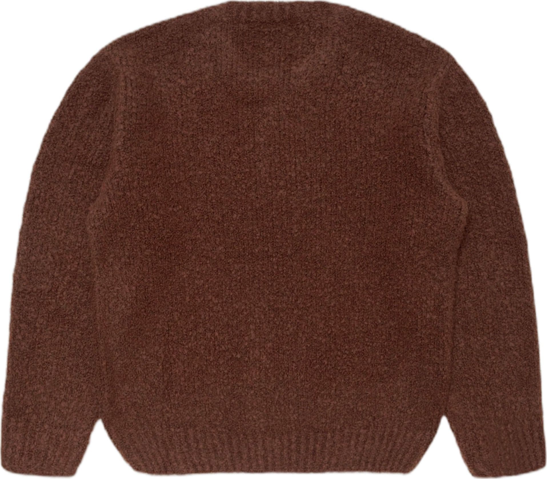 EDWIN maglione edwin dun textured sweater - rum raisin - 4