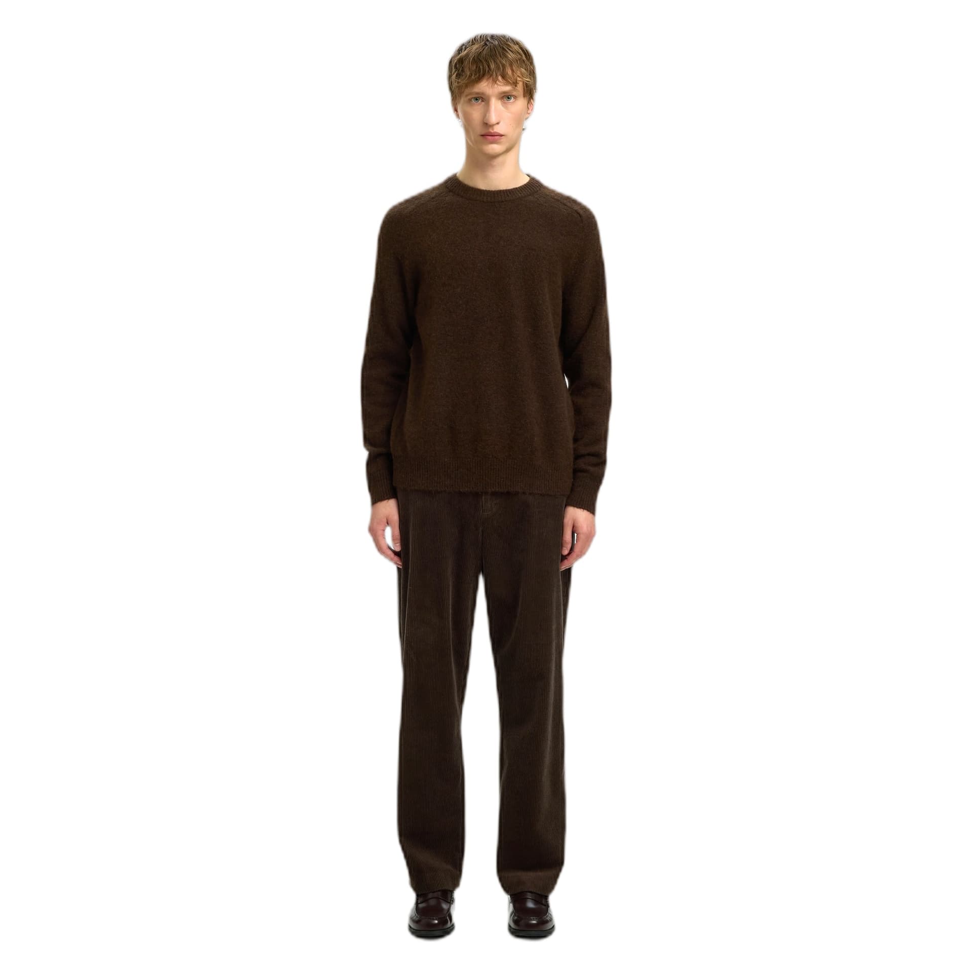 SELECTED maglione selected homme rai ls knit reg crew neck - delicioso - 3