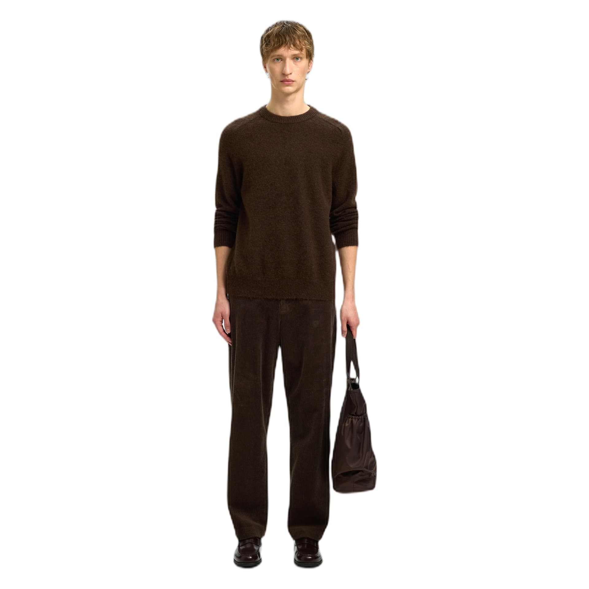 SELECTED maglione selected homme rai ls knit reg crew neck - delicioso - 4