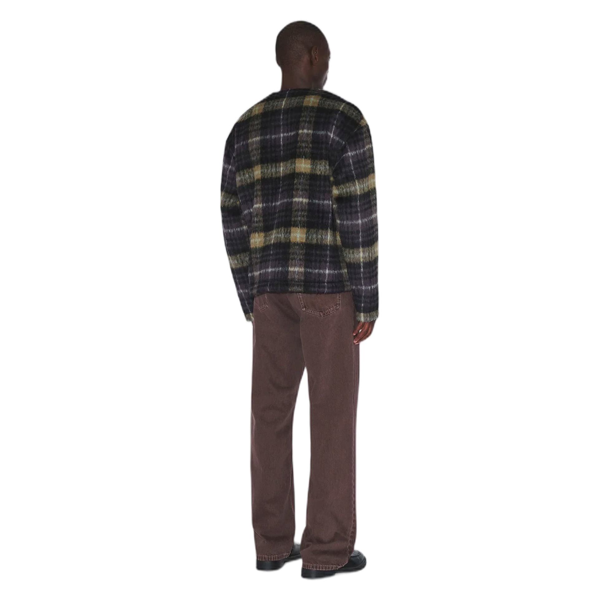 DRDENIM cardigan dr.denim julian cardigan - black olive check - 3