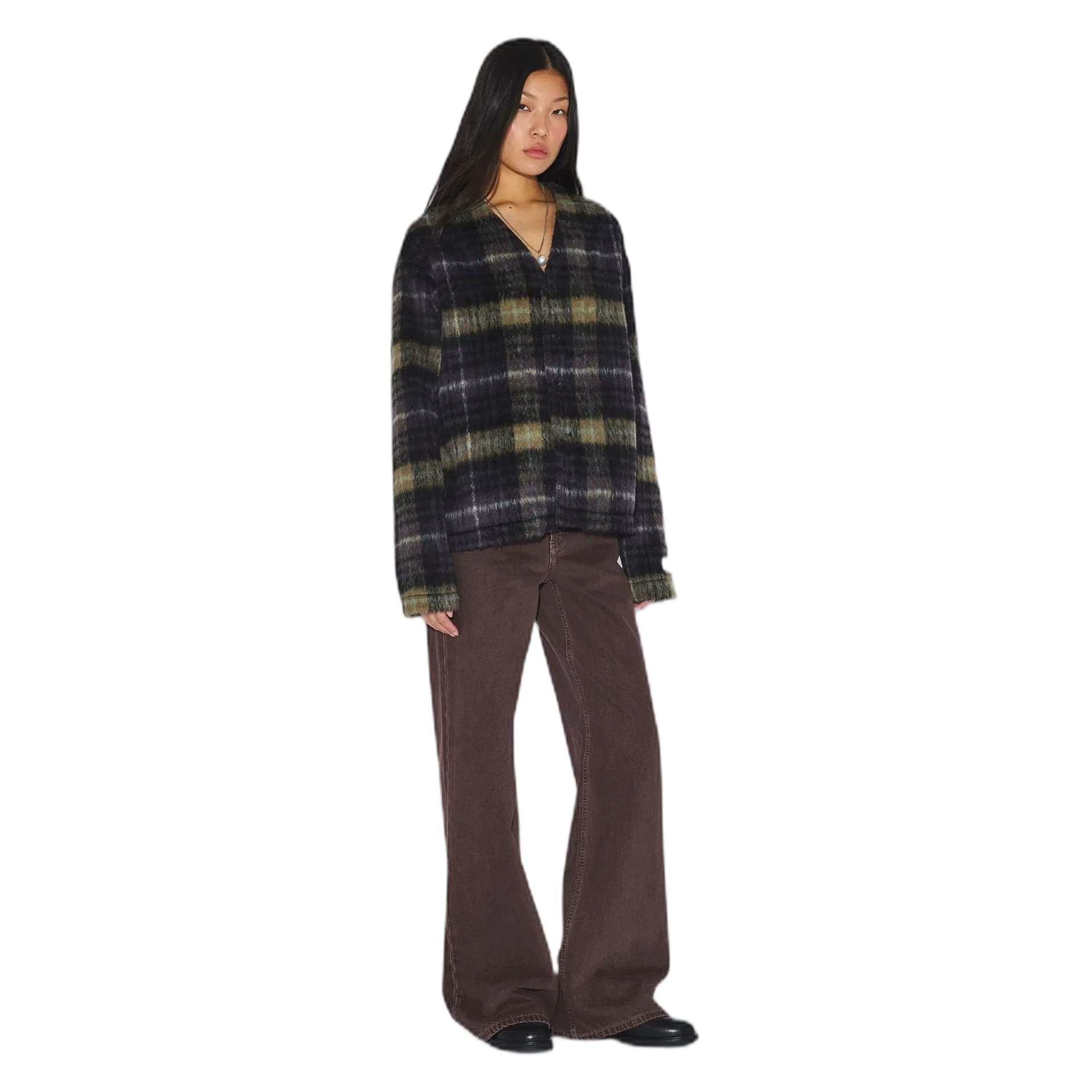 DRDENIM cardigan dr.denim julian cardigan - black olive check - 5