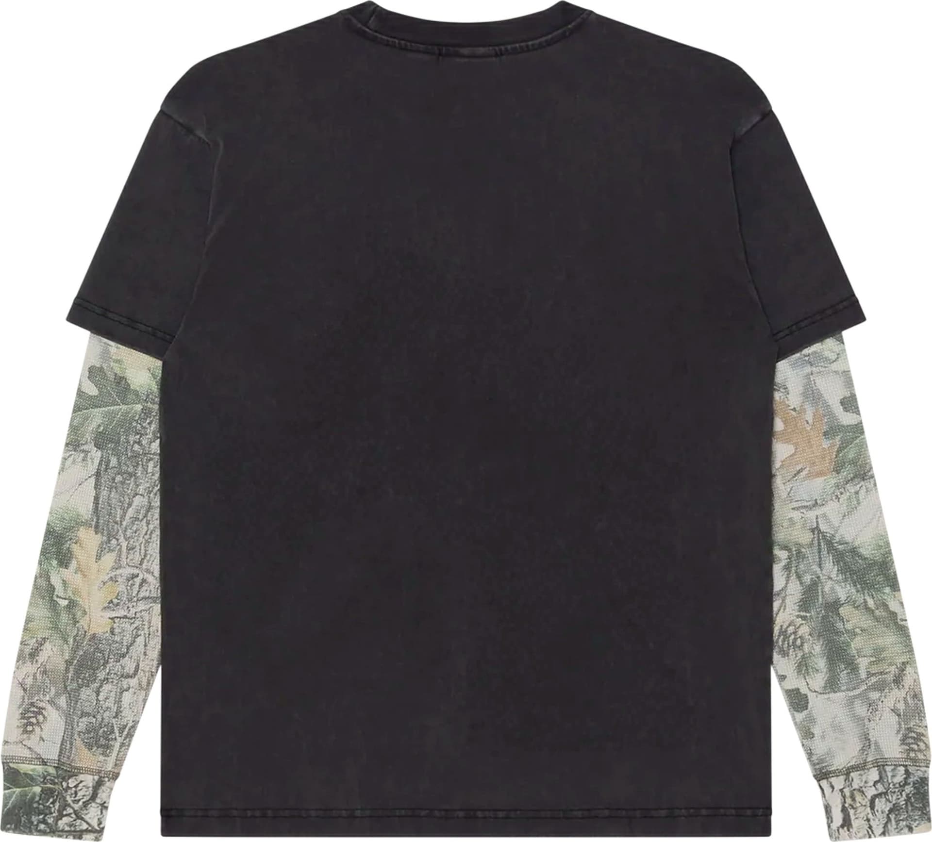 OBEY long sleeve obey post 2fer - dusty black limo multi - 2