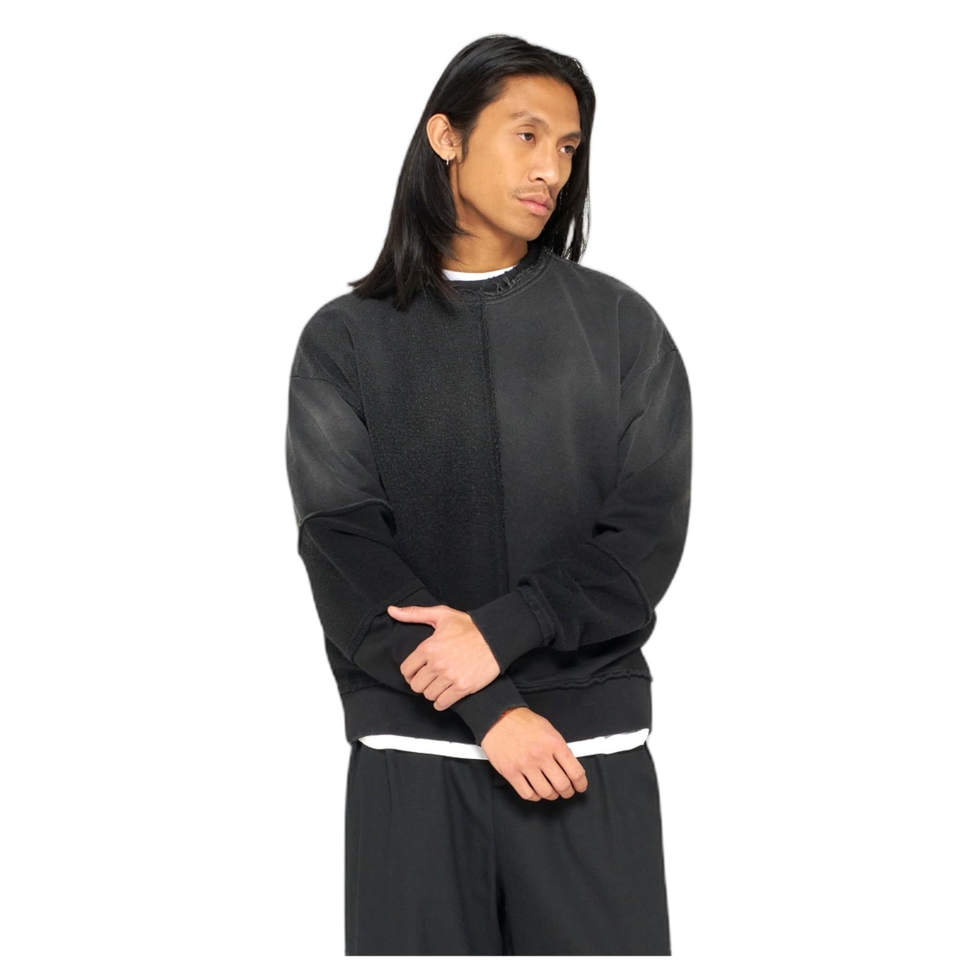 EDWIN felpa edwin bluff sweat - black - 2