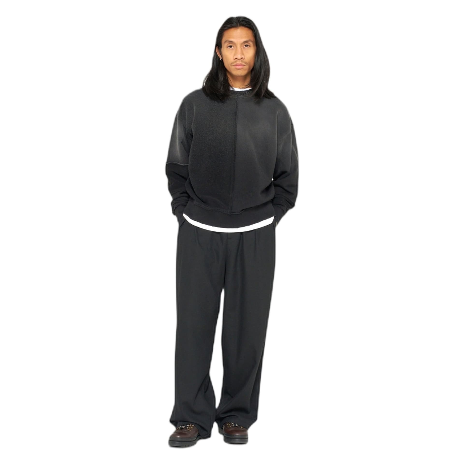 EDWIN felpa edwin bluff sweat - black - 3