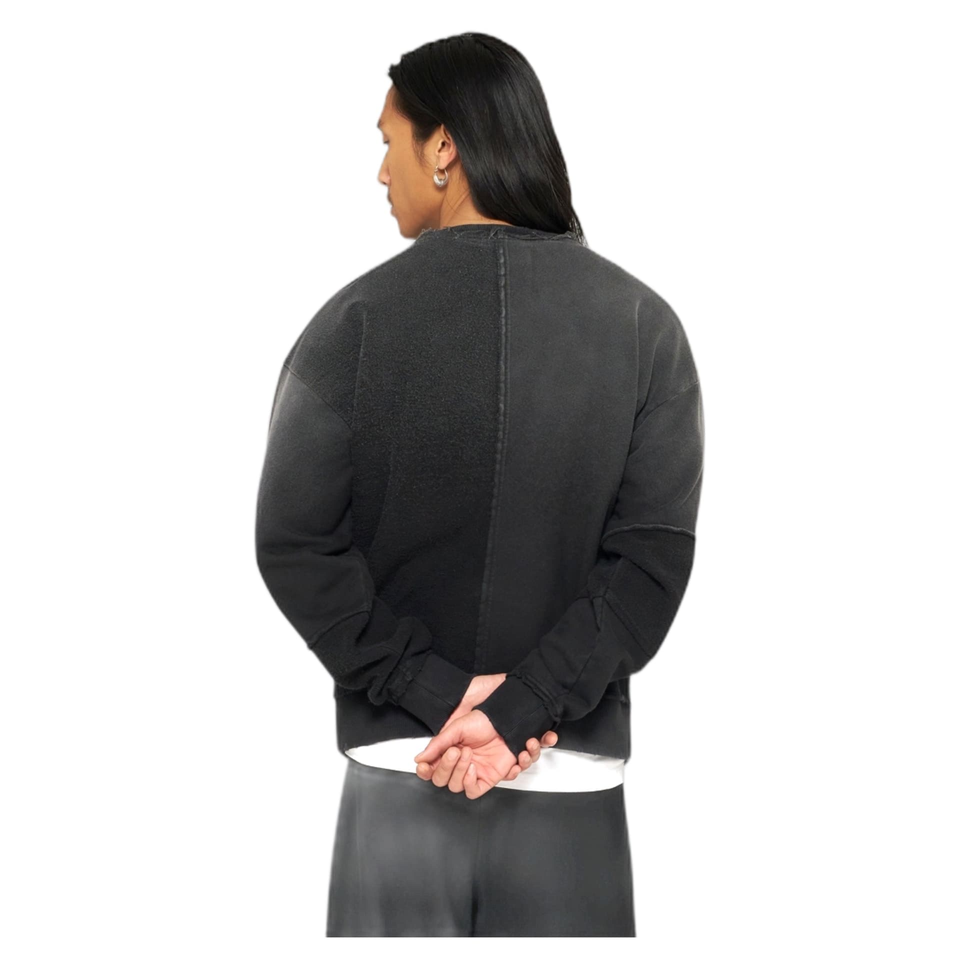 EDWIN felpa edwin bluff sweat - black - 4