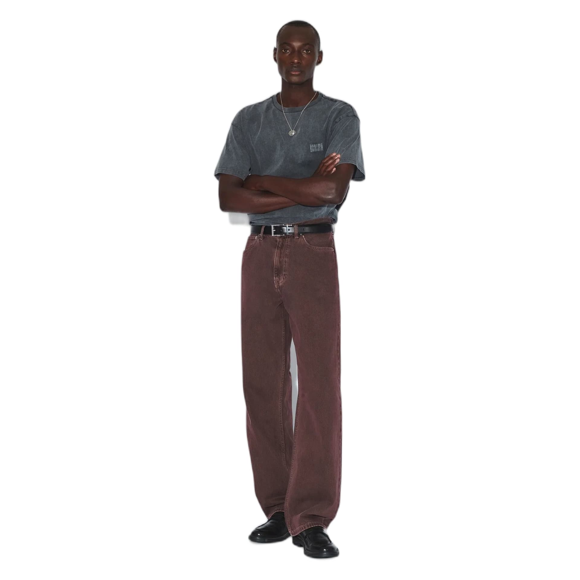 DRDENIM jeans dr.denim omar relaxed - washed aubergine - 4