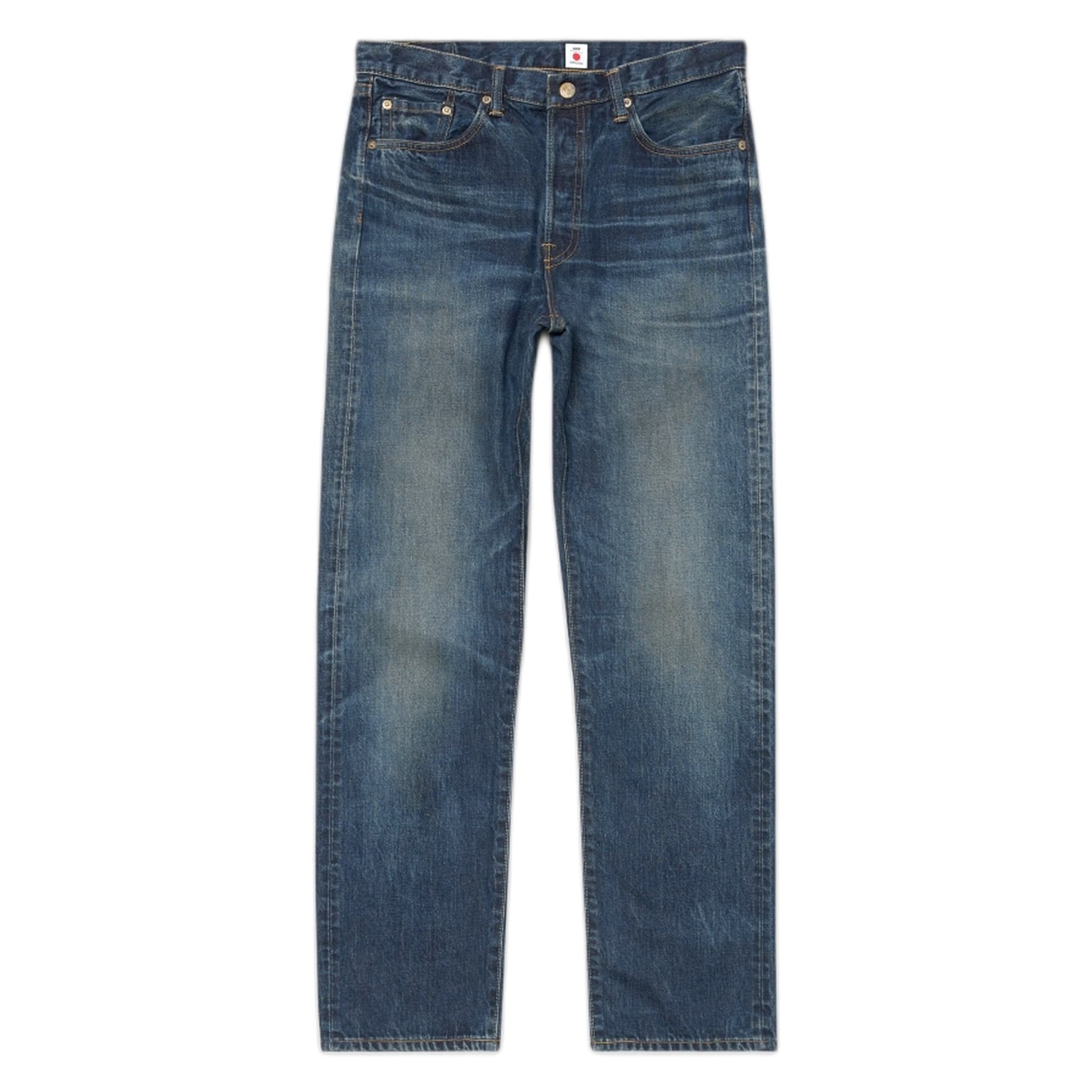 EDWIN jeans edwin regular straight japan - blue dark used - 2