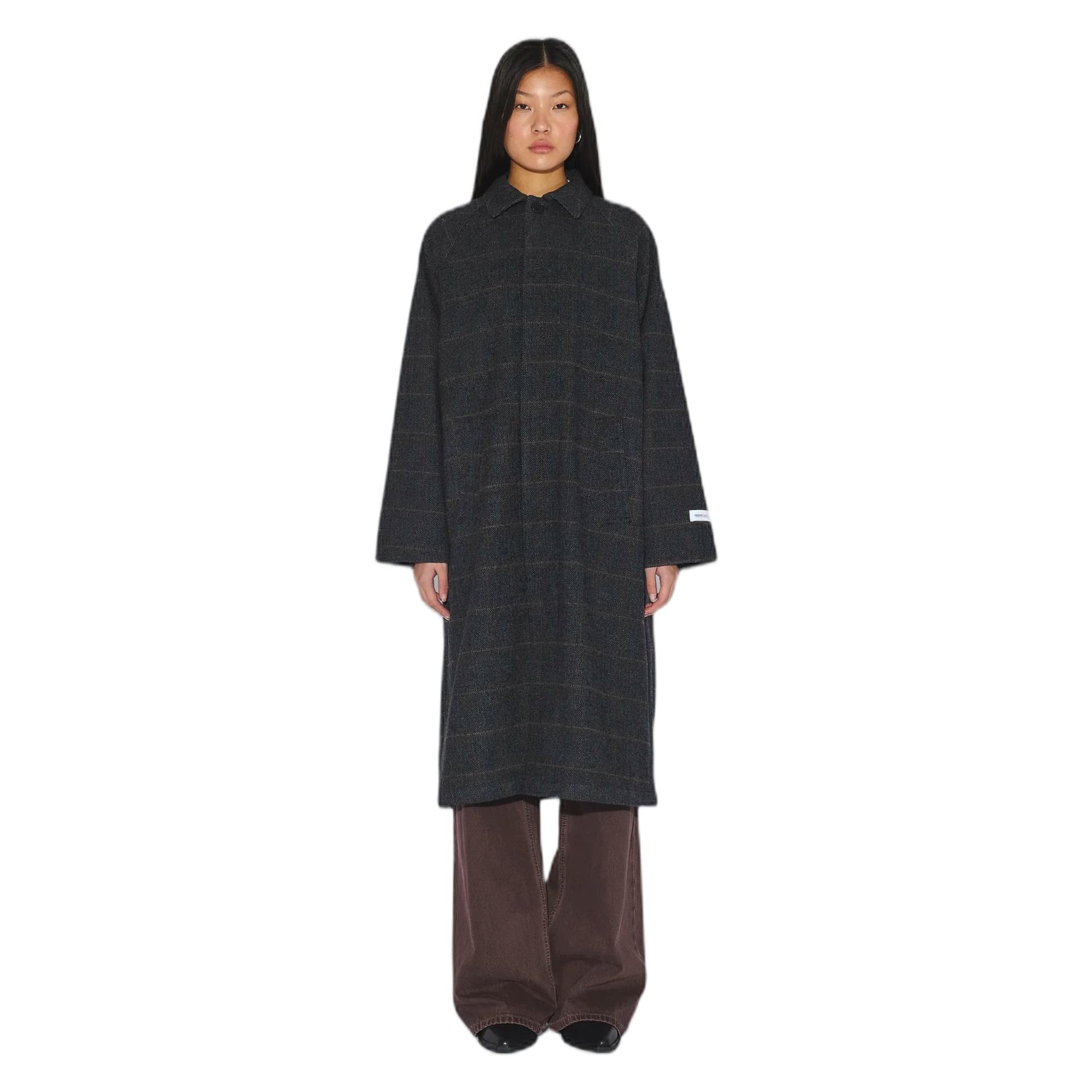 DRDENIM cappotto dr denim jayden coat - grey harringbone - 3