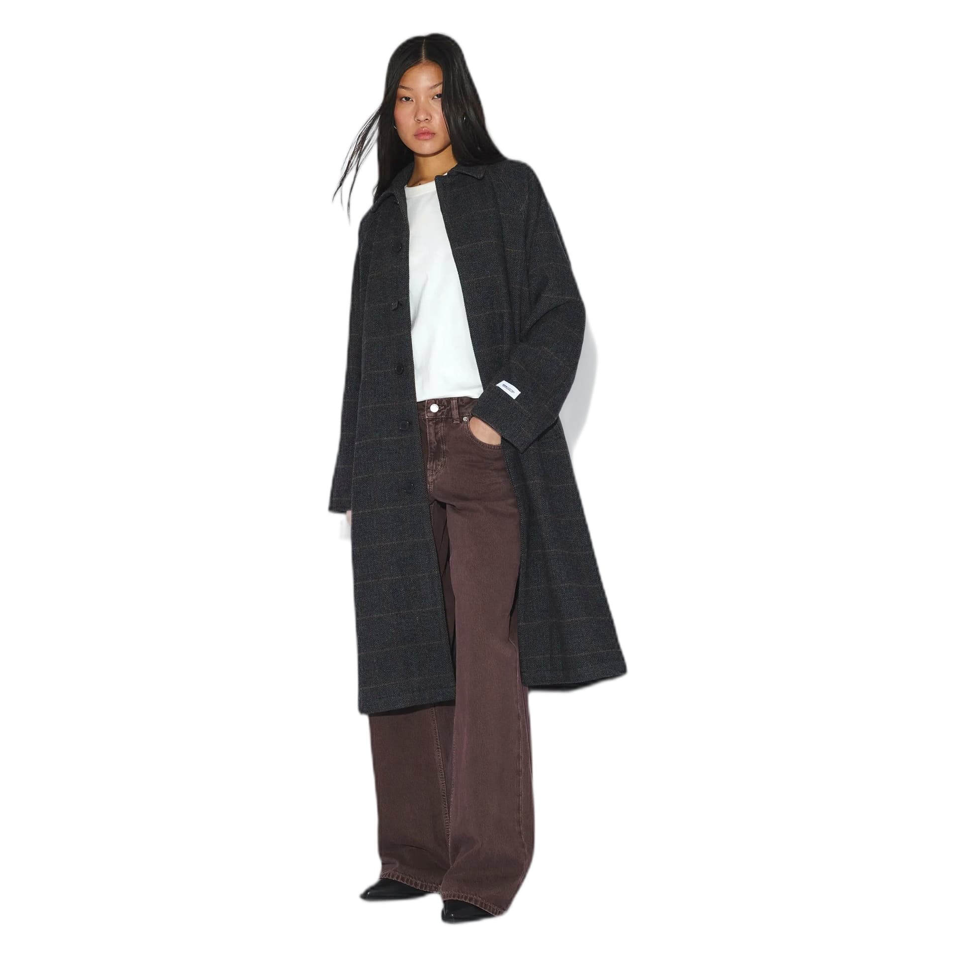 DRDENIM cappotto dr denim jayden coat - grey harringbone - 4