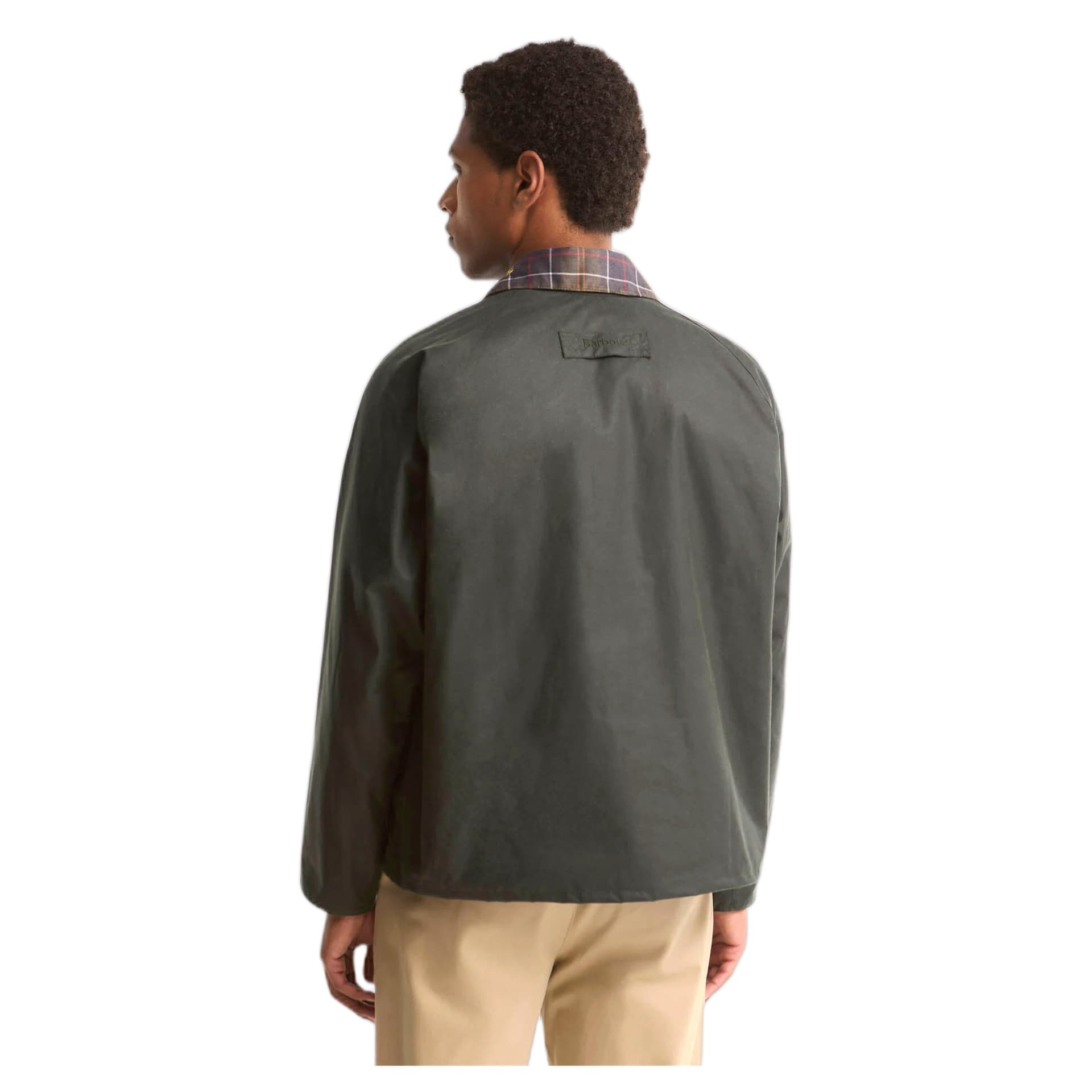 BARBOUR giacca barbour icons spey wax jacket - sage - 4