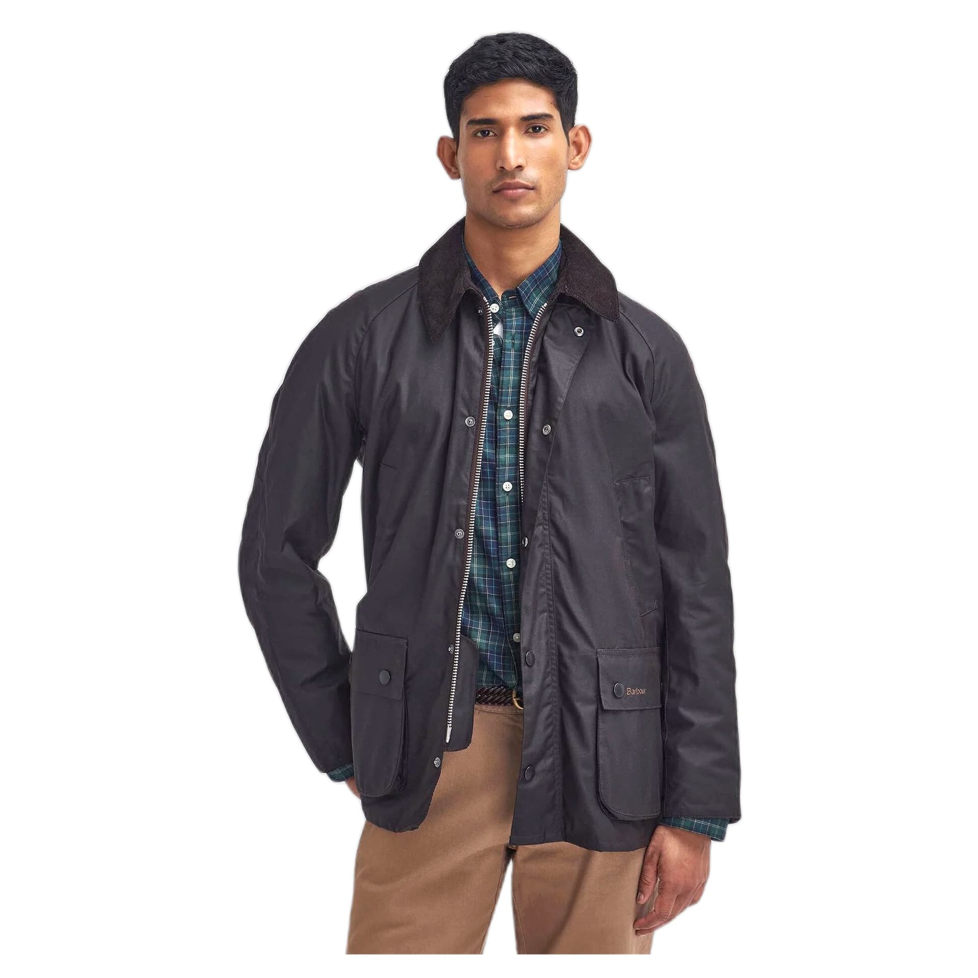 BARBOUR giacca barbour ashby wax jacket - rustic classic - 3