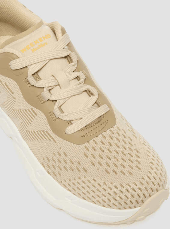 MAX MARA scarpe in maglia da donna beige - 3