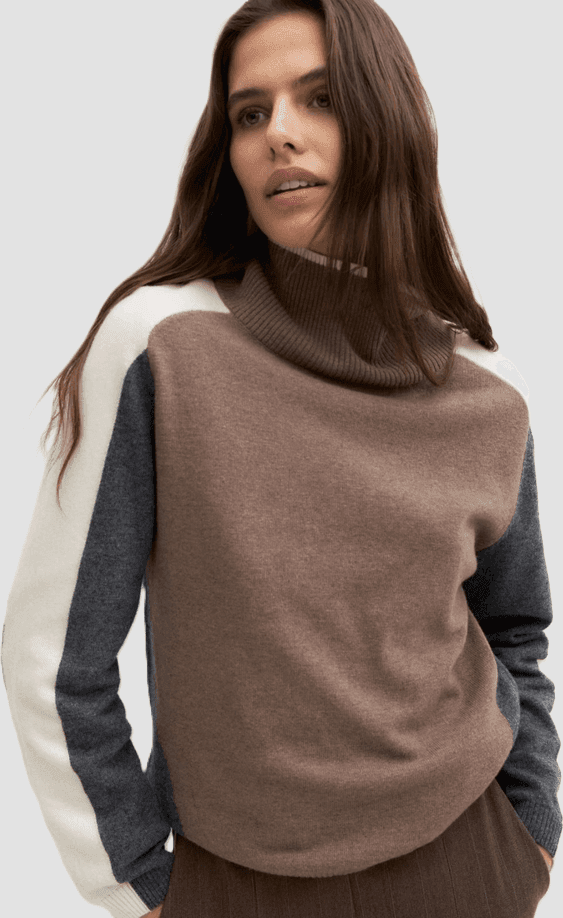 MARELLA maglia a collo alto donna beige - 2