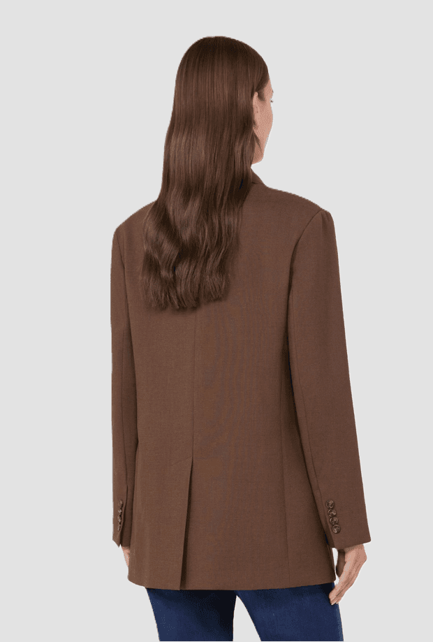 MAX MARA giacca monopetto donna cacao - 3