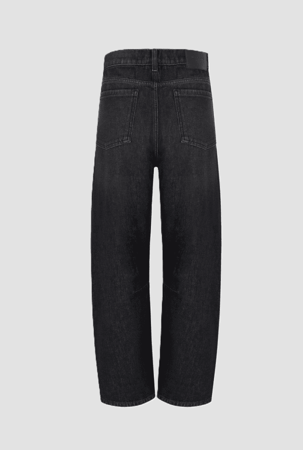 MAX MARA jeans barrel leg donna nero - 2