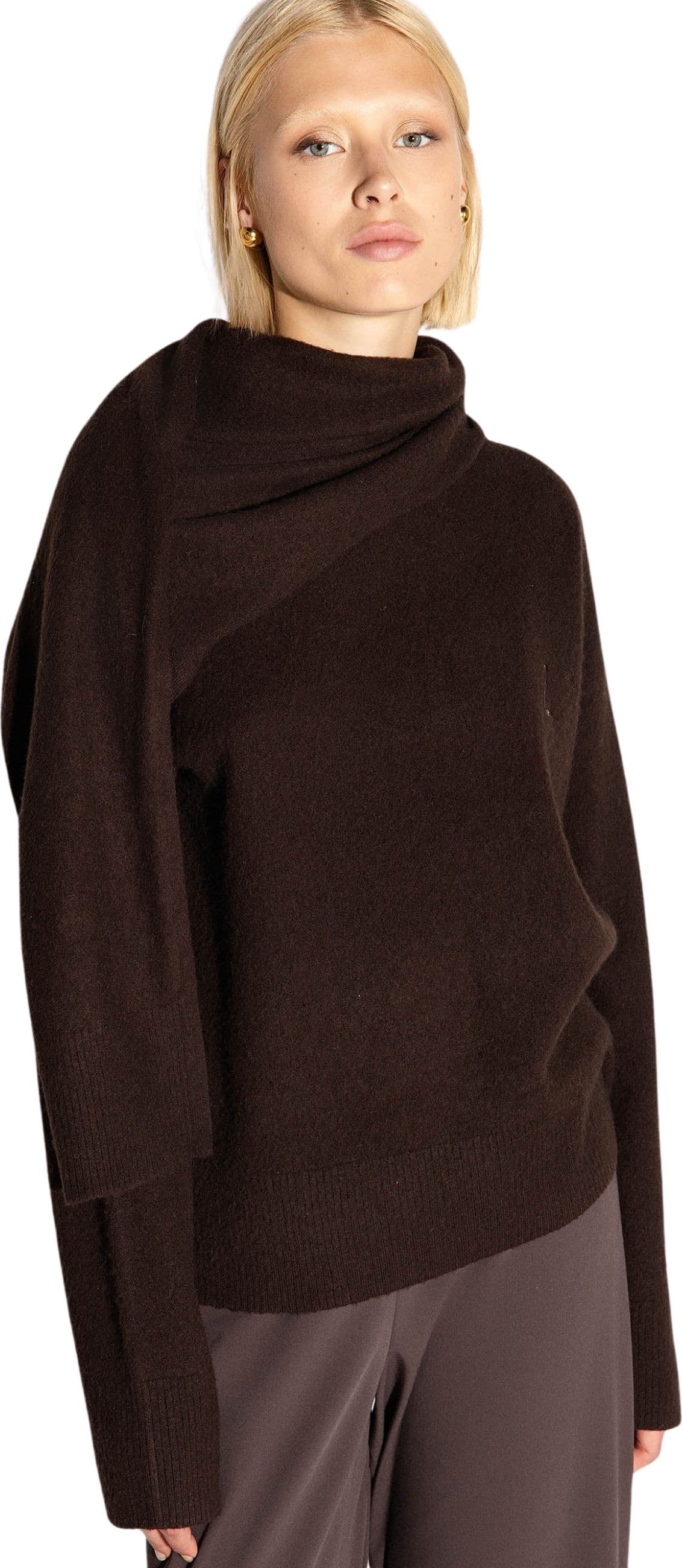 AKEP Maglia Akep con sciarpa ricamato - 2