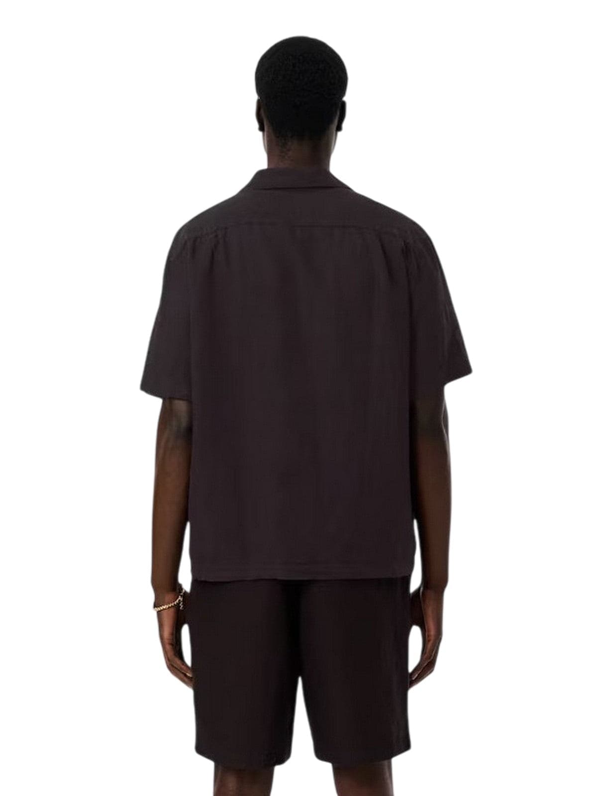 Lacoste camicie casual uomo lacoste - camicia manica corta - marrone - 3