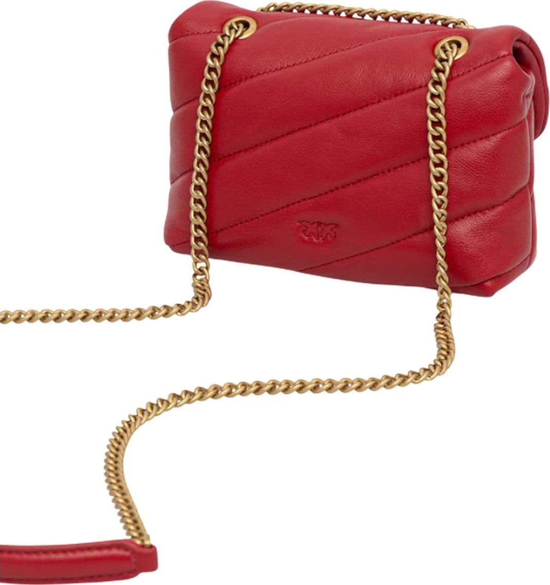 Pinko borse a mano donna pinko - love lady puff mini cl sheep - rosso - 3