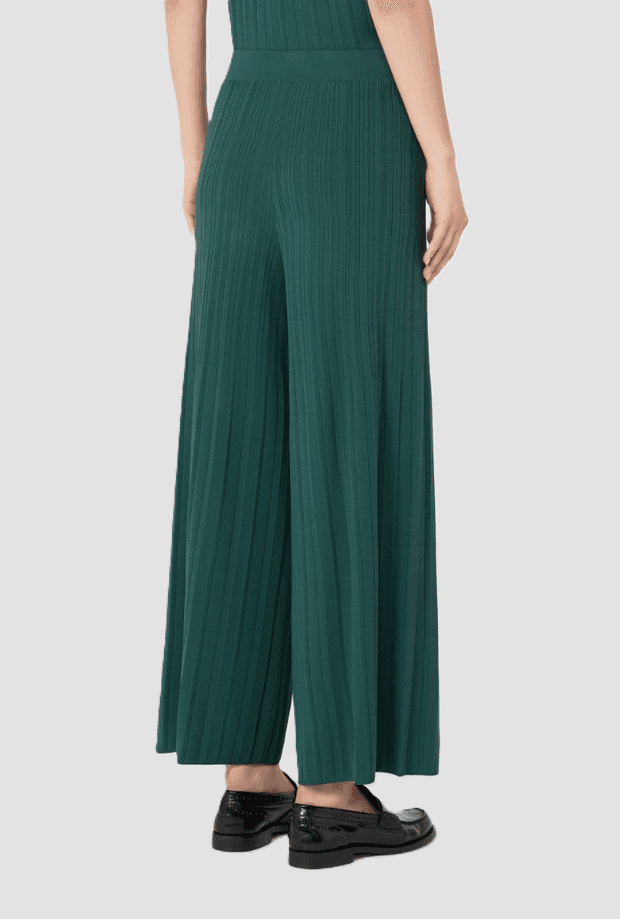 WEEKEND Max Mara pantalone plisse donna verde - 3