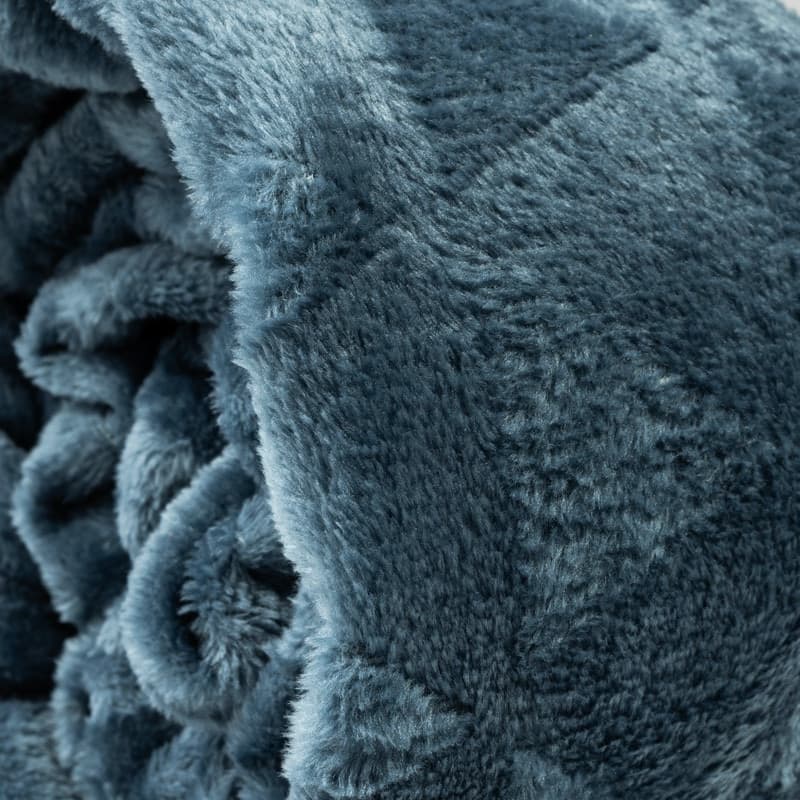 Blanket 150x200cm (navy blue) (pattern 02) - 2