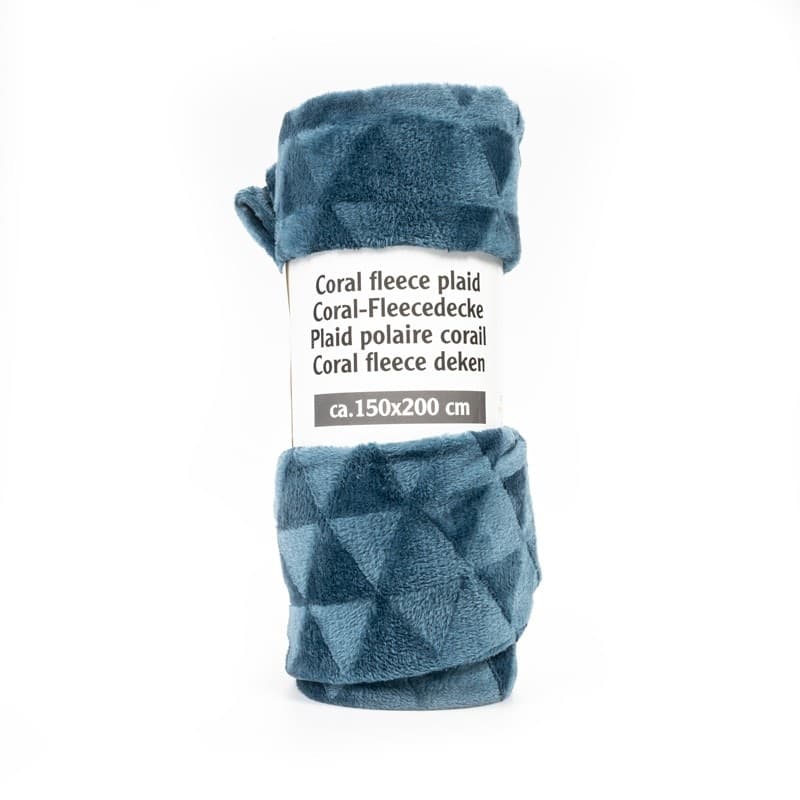 Blanket 150x200cm (navy blue) (pattern 02) - 3