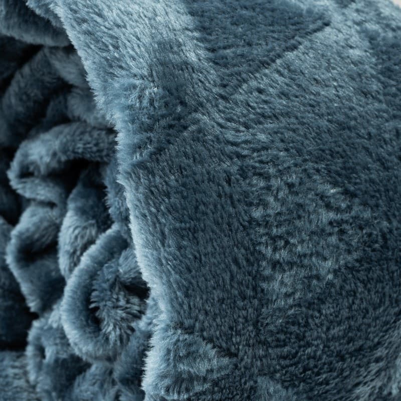 Blanket 150x200cm (navy blue) (pattern 02) - 4