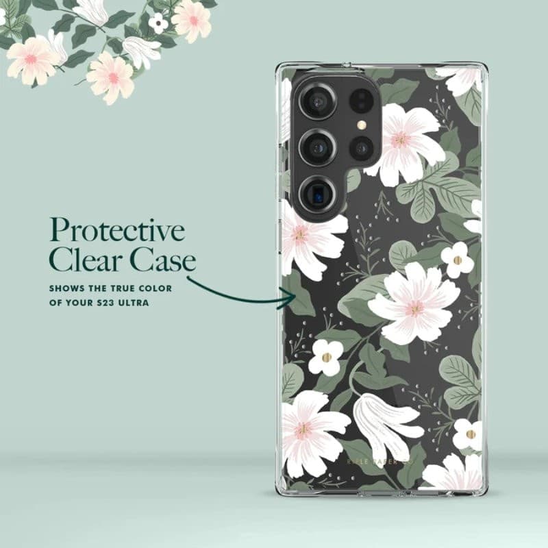 Rifle Paper Clear - Case for Samsung Galaxy S23 Ultra (Willow) - 13