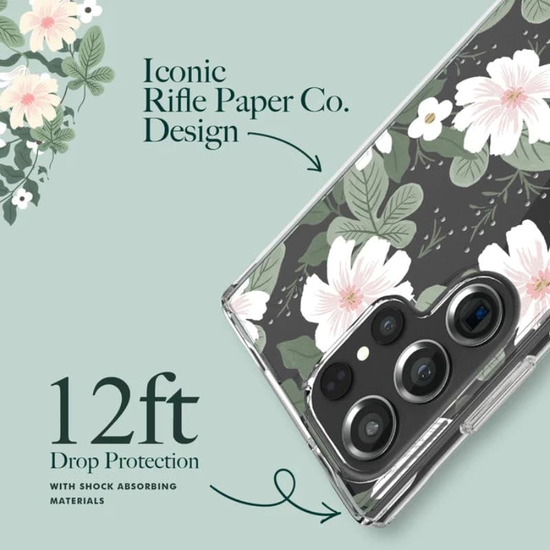 Rifle Paper Clear - Case for Samsung Galaxy S23 Ultra (Willow) - 3
